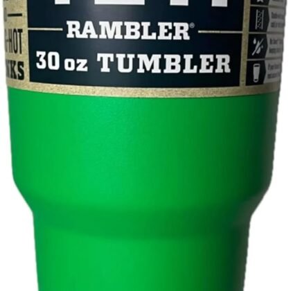 YETI Rambler 30 oz Tumbler, Stainless Steel, Vacuum Insulated with MagSlider Lid, Verde