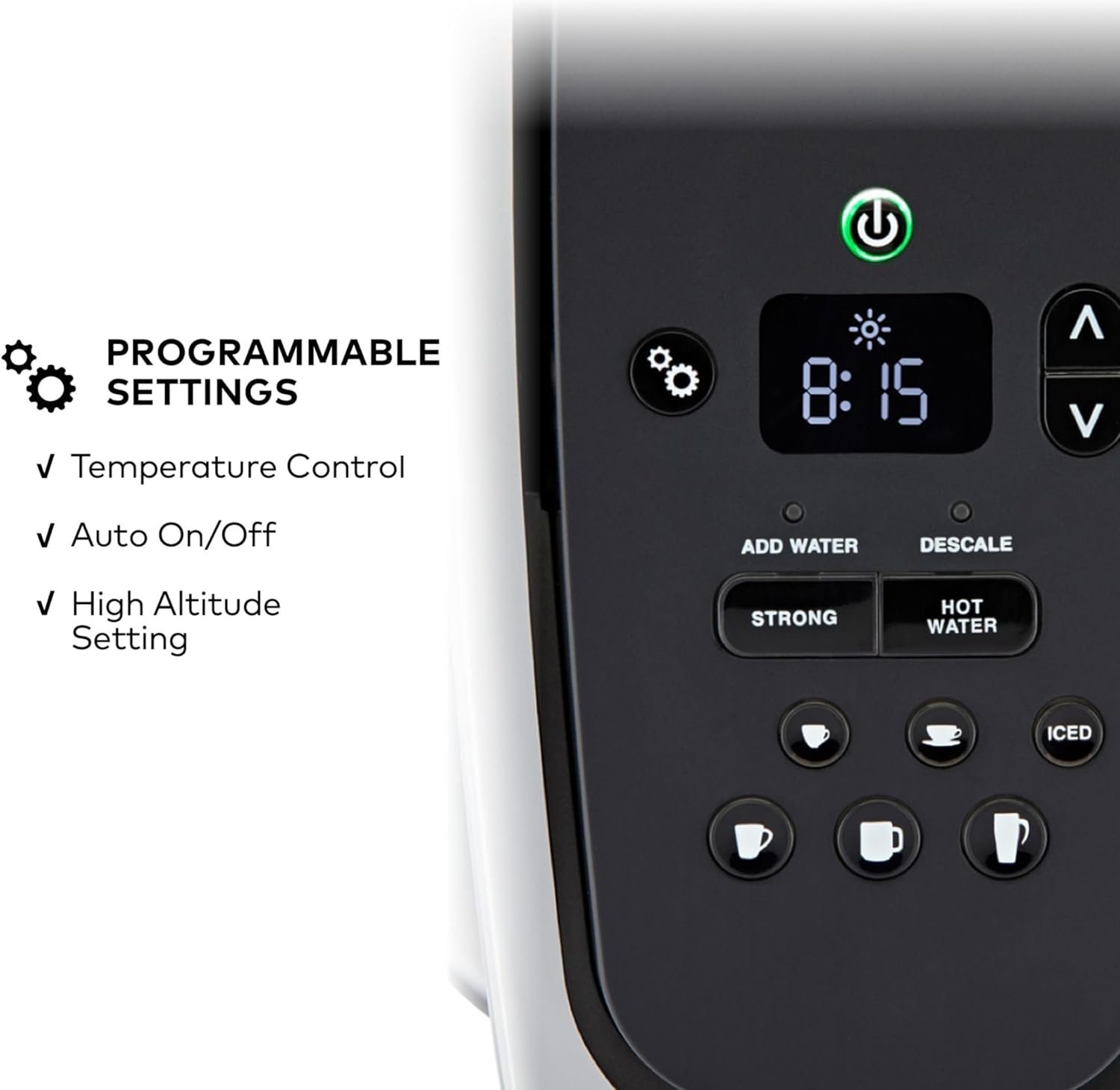 Keurig K-Elite Single Serve K-Cup Pod Coffee Maker, with Strength and Temperature Control, Iced Coffee Capability, 8 to 12oz Brew Size, Programmable, Brushed Silver - Image 5