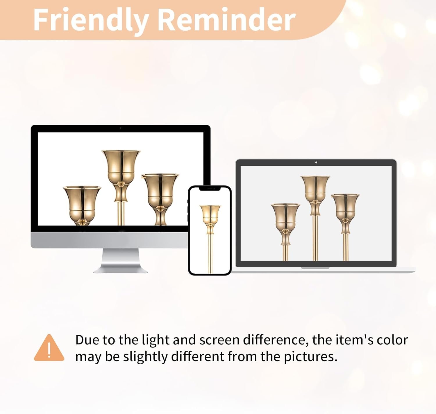 2 Sets(6 Pcs) Brass Gold Metal Taper Candle Holders Candlestick Holders, Vintage Modern Decorative Centerpiece Candlestick Holders for Table Mantel Wedding Housewarming Gift - Image 6