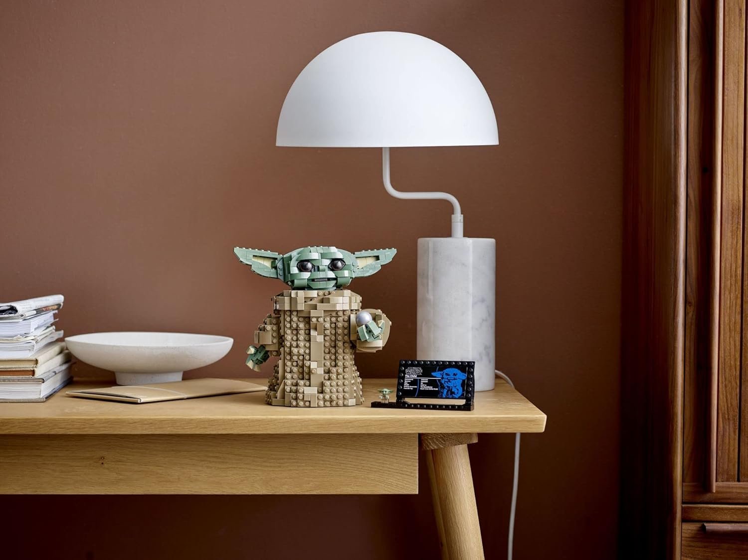 LEGO Star Wars: The Mandalorian Series The Child 75318 - Baby Yoda Grogu Figure, Building Toy, Collectible Room Decoration for Boys and Girls, Teens, with Minifigure and Nameplate, Gift Idea - Image 6