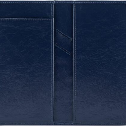 Aurya Leather Checkbook Covers for Personal Checkbook, Checkbook Holder with Free Vinyl Divider, Checkbook Cover for Duplicate Checks for Men and Women