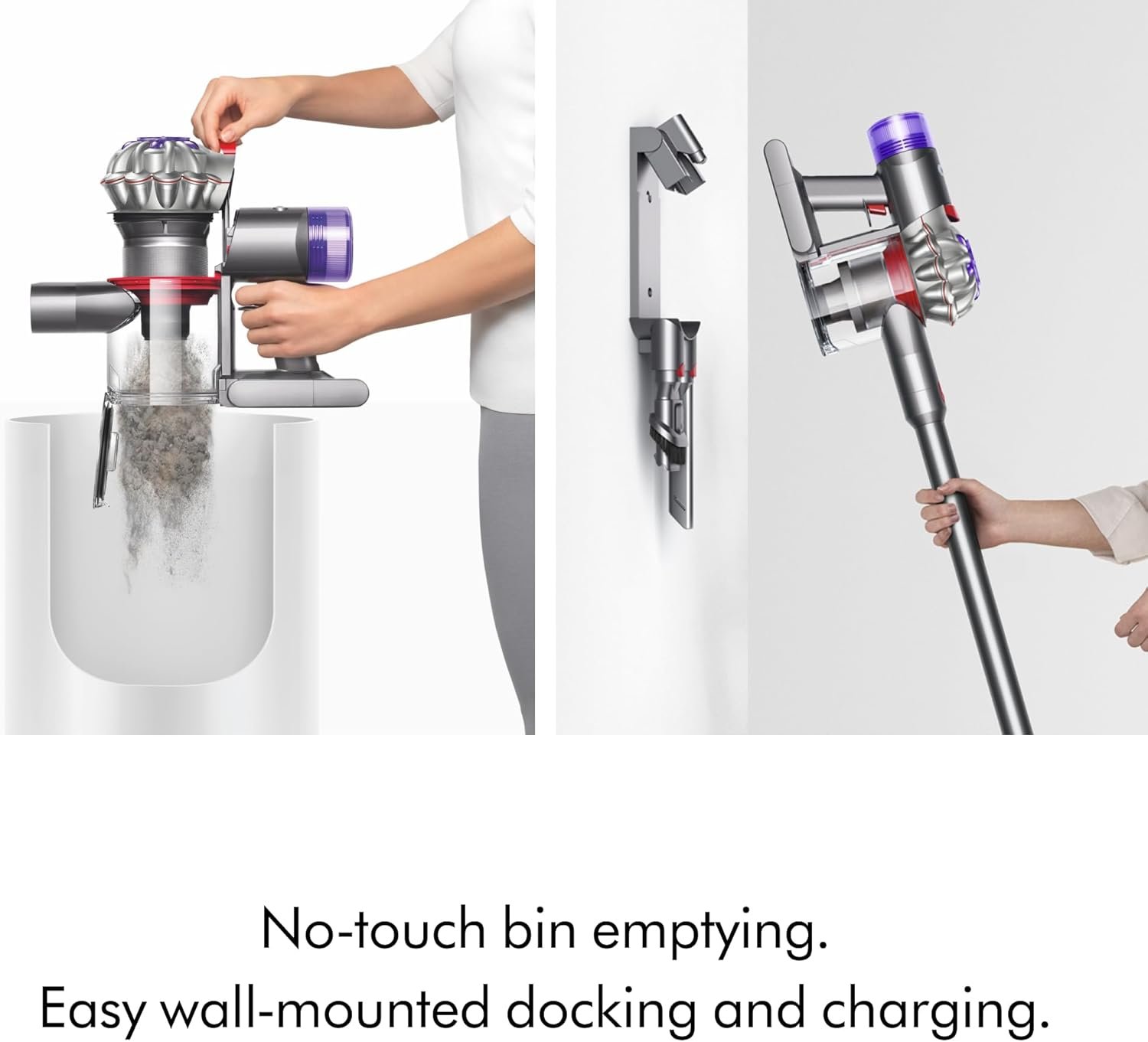 Dyson V8 Plus Cordless Vacuum, Cleans Hard Floors and Carpets, Detangles, Converts to Handheld, 115AW, 2 Power Modes, Up to 40 Minutes¹ - Image 8