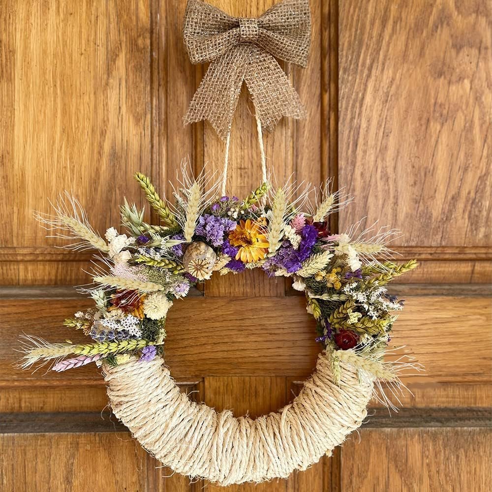 100 Stems Dried Wheat Stalks for Decor Artificial Dried Wheat Sheaves Faux Wheat Stems Natural Wheat Stalks Bundle for Wedding Party Table Centerpiece Harvest Wreath Boho Farmhouse DIY - Image 2