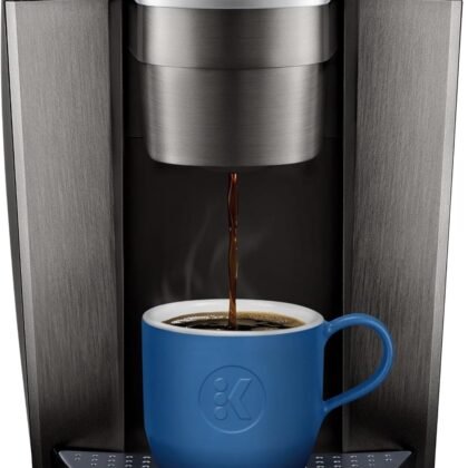 Keurig K-Elite Single Serve K-Cup Pod Coffee Maker, with Strength and Temperature Control, Iced Coffee Capability, 8 to 12oz Brew Size, Programmable, Brushed Slate