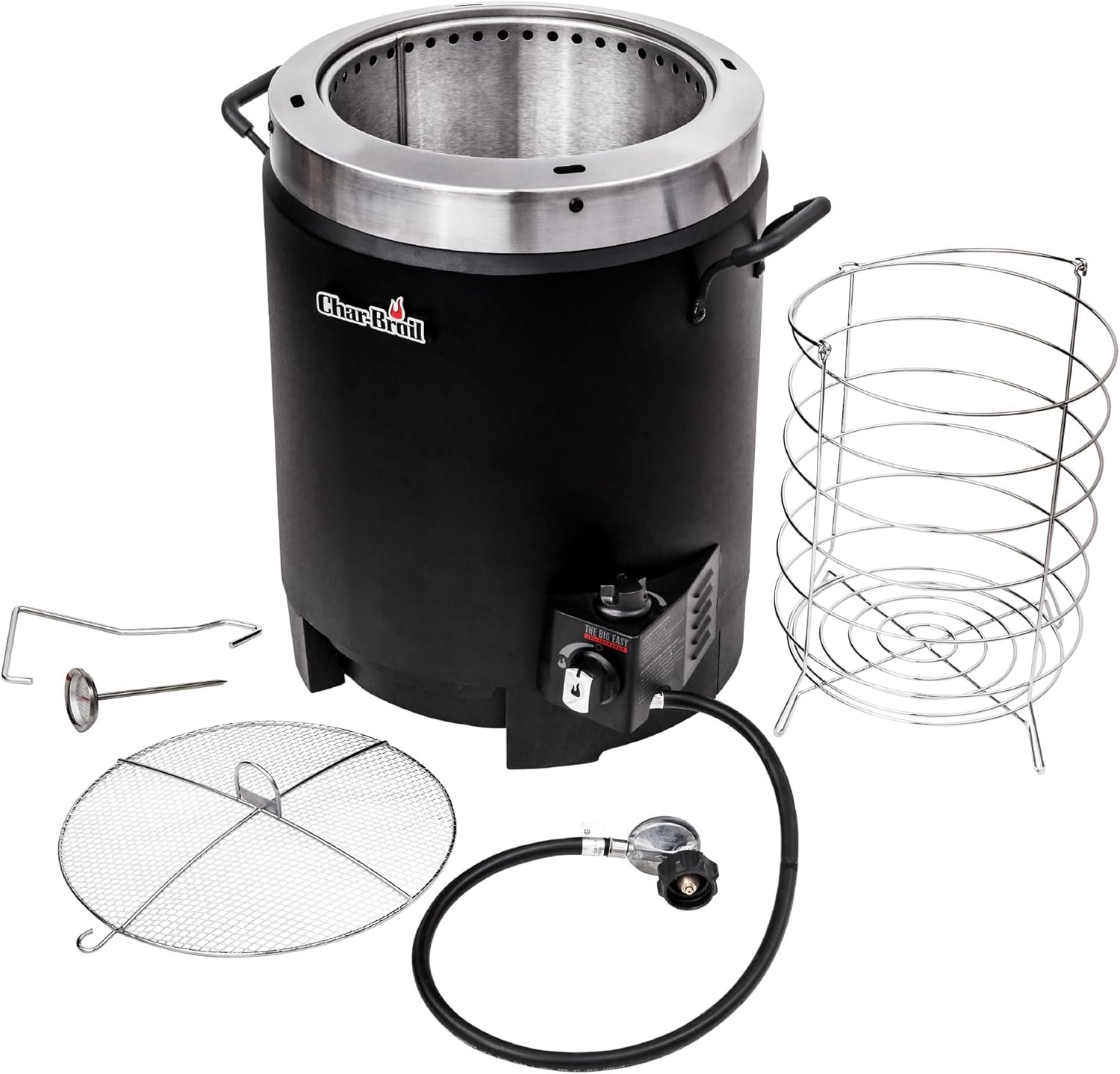 Charbroil® The Big Easy® TRU-Infrared™ Cooking Technology Propane Gas Stainless Steel Oil-Less Turkey Fryer, Black - 17102065 - Image 4