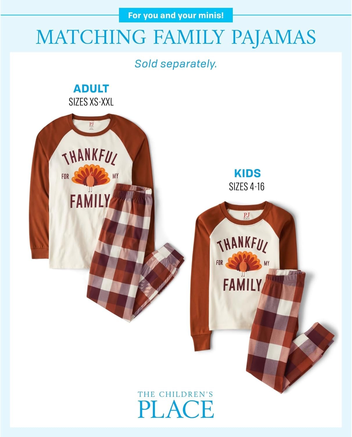 The Children’s Place Family Matching, Christmas and Holiday Pajama Sets, Cotton - Image 3