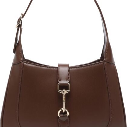 Keyli Vegan Leather Shoulder Bag for Women Small Shoulder Purses Top Handle Handbags with Adjustable Strap