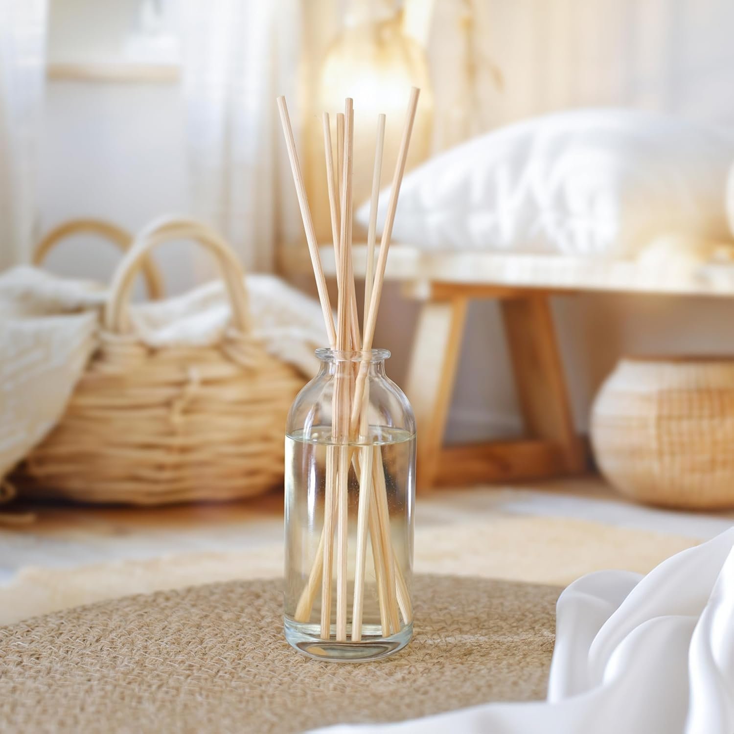 Urban Naturals Pumpkin Brulee Scented Sticks Reed Diffuser Oil Set | Fall & Winter Home Scent | Creamy Pumpkin Pie, Nutmeg & French Vanilla | Beautiful Autumn Home Decor | Great Gift Idea - Image 9