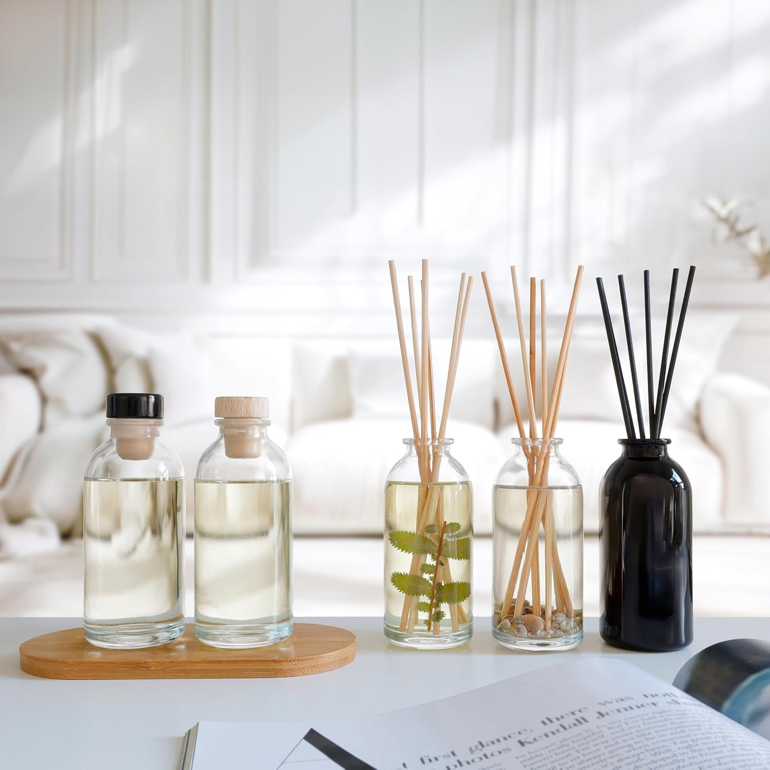 Urban Naturals Pumpkin Brulee Scented Sticks Reed Diffuser Oil Set | Fall & Winter Home Scent | Creamy Pumpkin Pie, Nutmeg & French Vanilla | Beautiful Autumn Home Decor | Great Gift Idea - Image 8