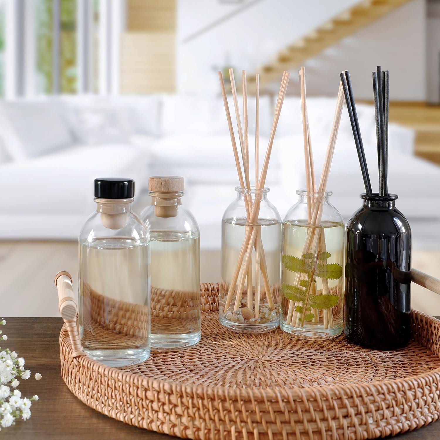 Urban Naturals Pumpkin Brulee Scented Sticks Reed Diffuser Oil Set | Fall & Winter Home Scent | Creamy Pumpkin Pie, Nutmeg & French Vanilla | Beautiful Autumn Home Decor | Great Gift Idea - Image 7