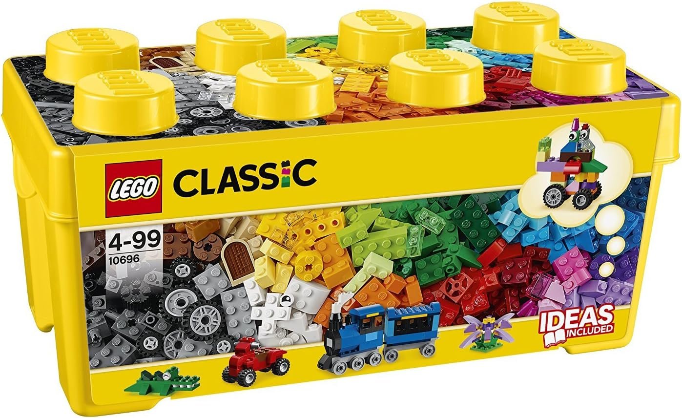 Lego Classic Set of 2 10696 & 10700 Building Blocks Box + Green Base Plate - Creative Construction Toy for Children, Promotes Fine Motor Skills and Imagination, Ideal for Construction Projects and - Image 2