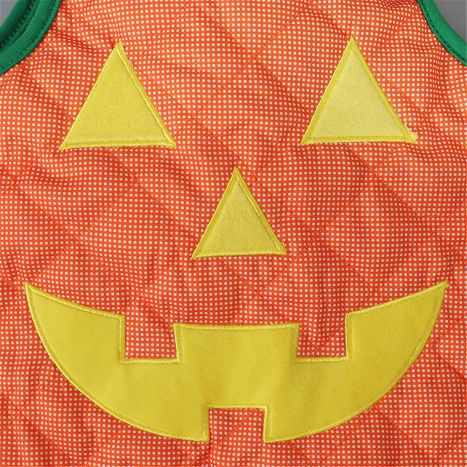 Noubeau Toddler Baby Boy Girl Halloween Clothes Pumpkin Sleeveless Romper Bodysuit One Piece Halloween Outfit - Image 5