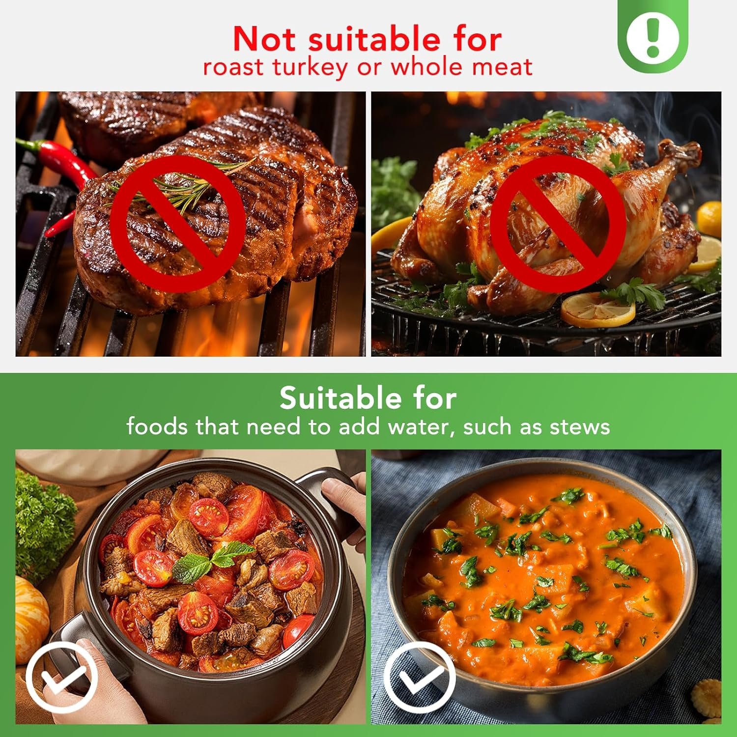 CAREGY Electric Roaster Liners 34 x 18 Inch 10 Counts Disposable Roaster Liners Fits 16, 18, 22 Quarts Roasters, Roasting Oven Liners Cooking Bags for Immediate Cleanup - Image 2