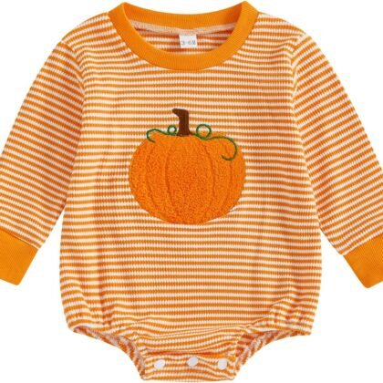 St Patricks Day Baby Boy Outfit Newborn Waffle Shamrock Onesie Sweatshirt Bubble Romper Top Infant Spring Clothes