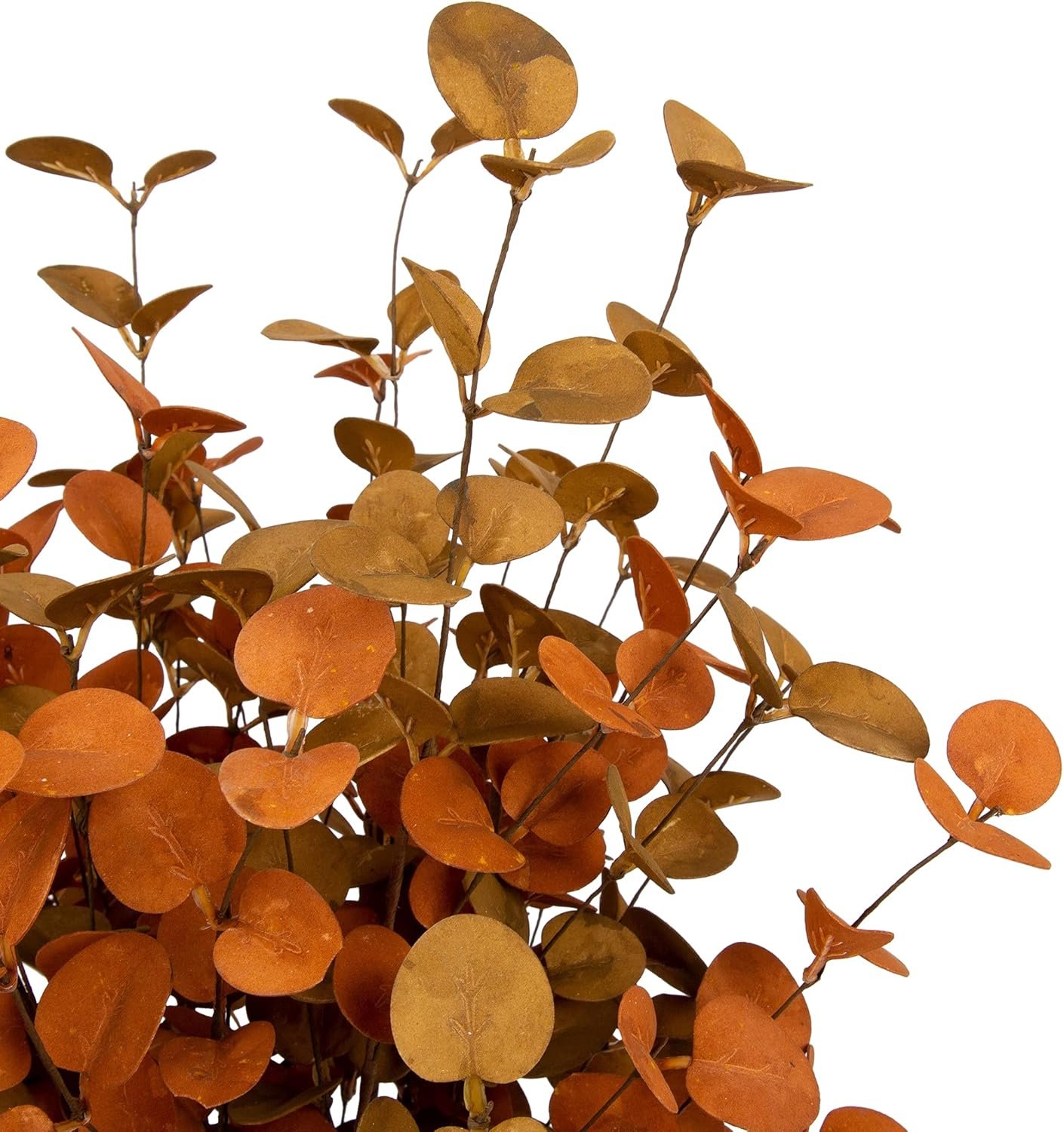 6 Pcs Fall Eucalyptus Leaves Artificial Eucalyptus Stems Fall Leaf Spray Autumn Leaves Fall Decorations for Home Floral Arrangement - Image 4