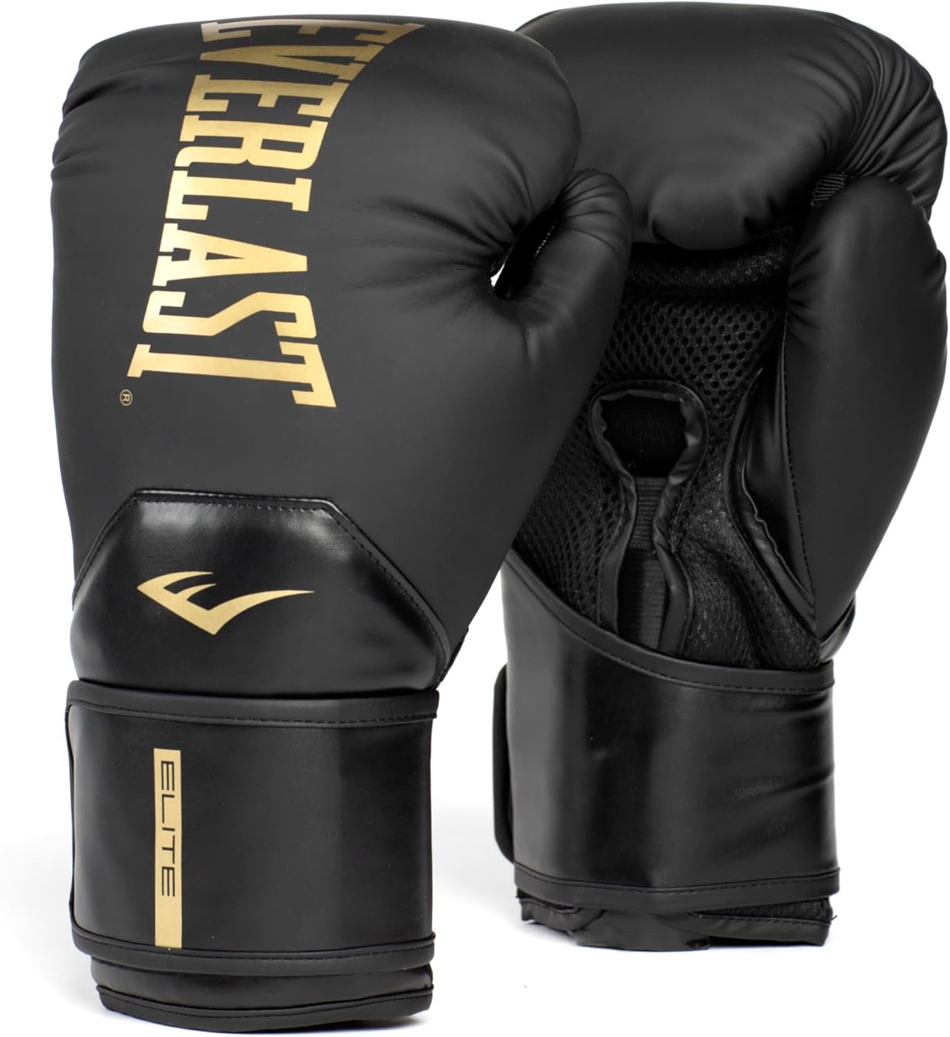 Everlast Elite 2 Boxing Gloves | Pro Training Gloves for Men and Women | Secure Fit Hook and Loop Closure & Ventilation