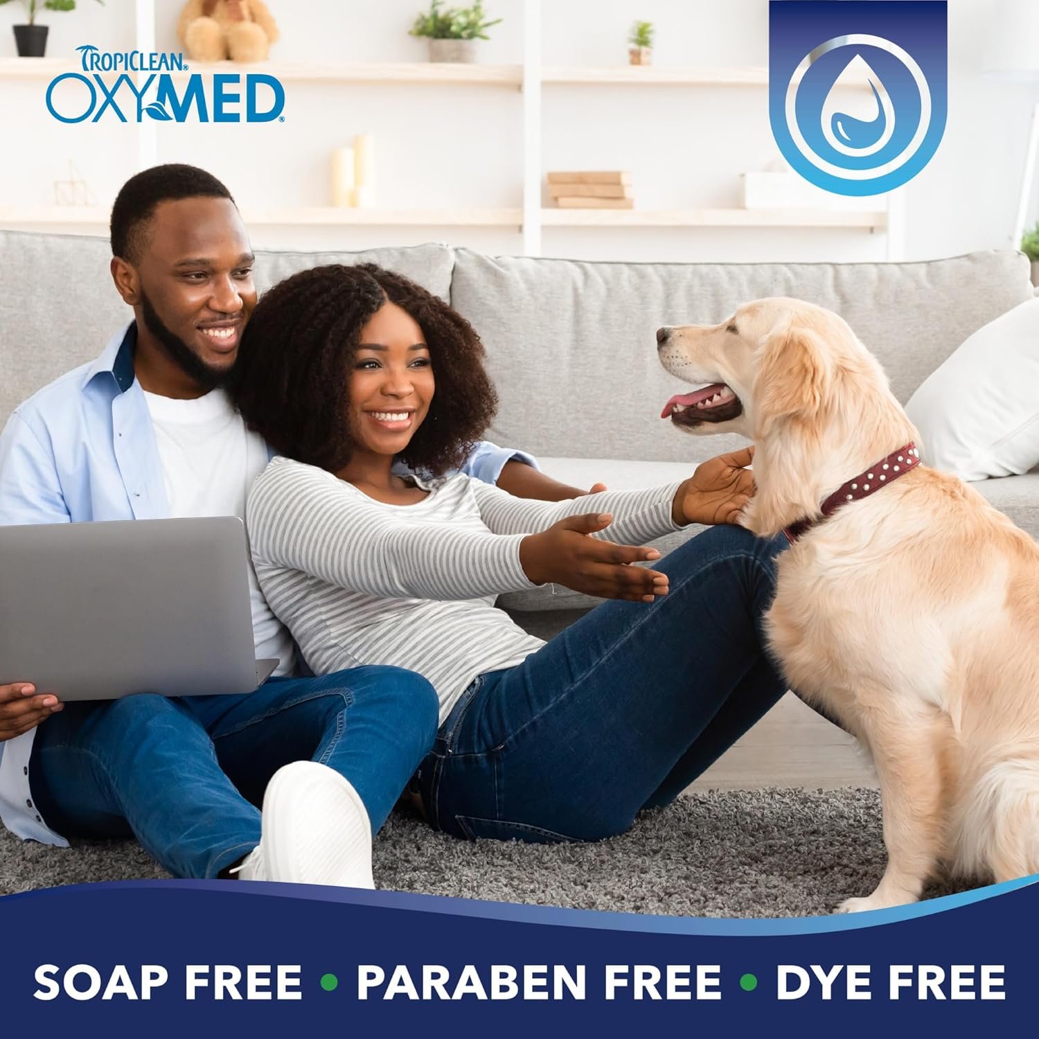 TropiClean OxyMed Hypoallergenic Dog Shampoo for Allergies and Itching, Skin Soothing Shampoo for Pets with Sensitive Skin, Tearless, Cat Safe, 1 Gallon - Image 4