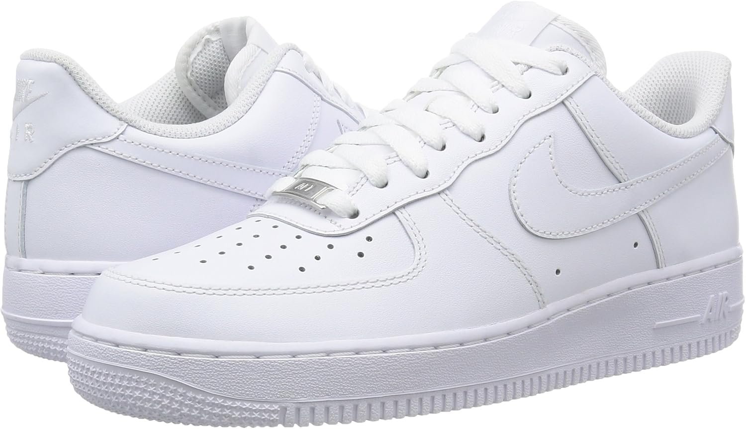 Nike Air Force 1 07 Men's Shoes White/White 315122-111 (7 D(M) US) - Image 12