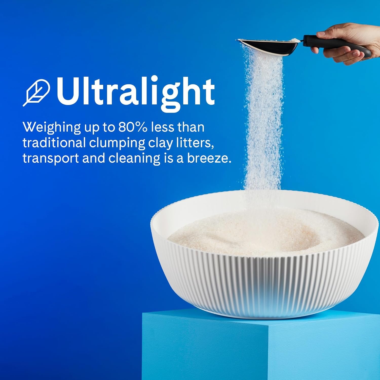 PrettyLitter Health Monitoring Cat Litter (Lotus Flower, Non Clumping) | Lightweight & Low Tracking, Color Changing Silica Gel Crystals, Advanced Odor Control — 6 Lbs, Pack of 1 (One Month Supply) - Image 4