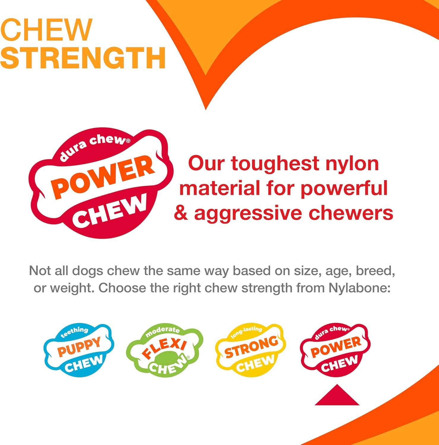 Nylabone Textured Ring Power Chew Toy for Large Dogs, Tough Dog Toys Durable Design, Dog Toys for Extreme Chewers, Flavor Medley, X-Large - 50+ lbs (1 Count) - Image 4