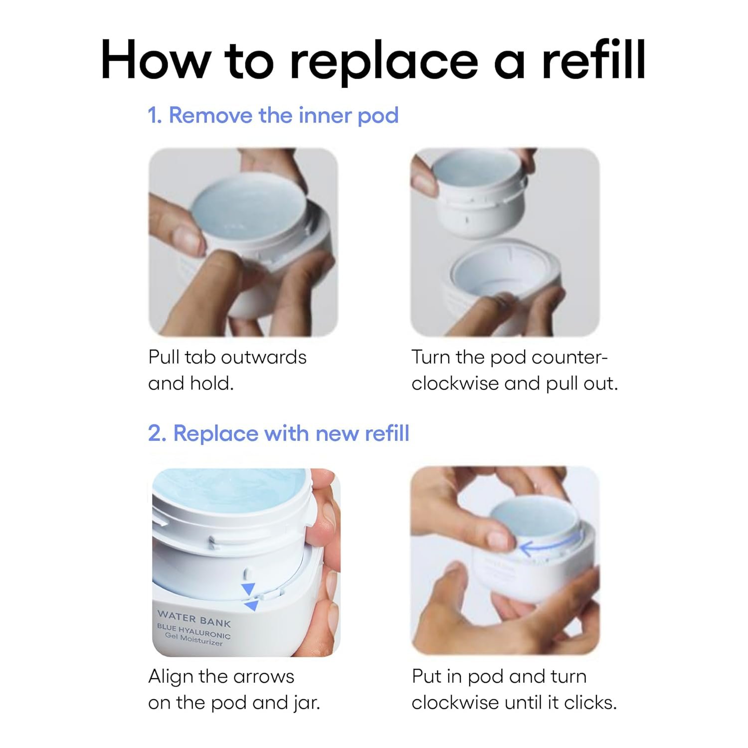 LANEIGE Water Bank Blue Hyaluronic Gel Moisturizer: Lightweight Hydrating Face Gel with Mint Extract, Hypoallergenic & Dermatologist-Tested - Image 8