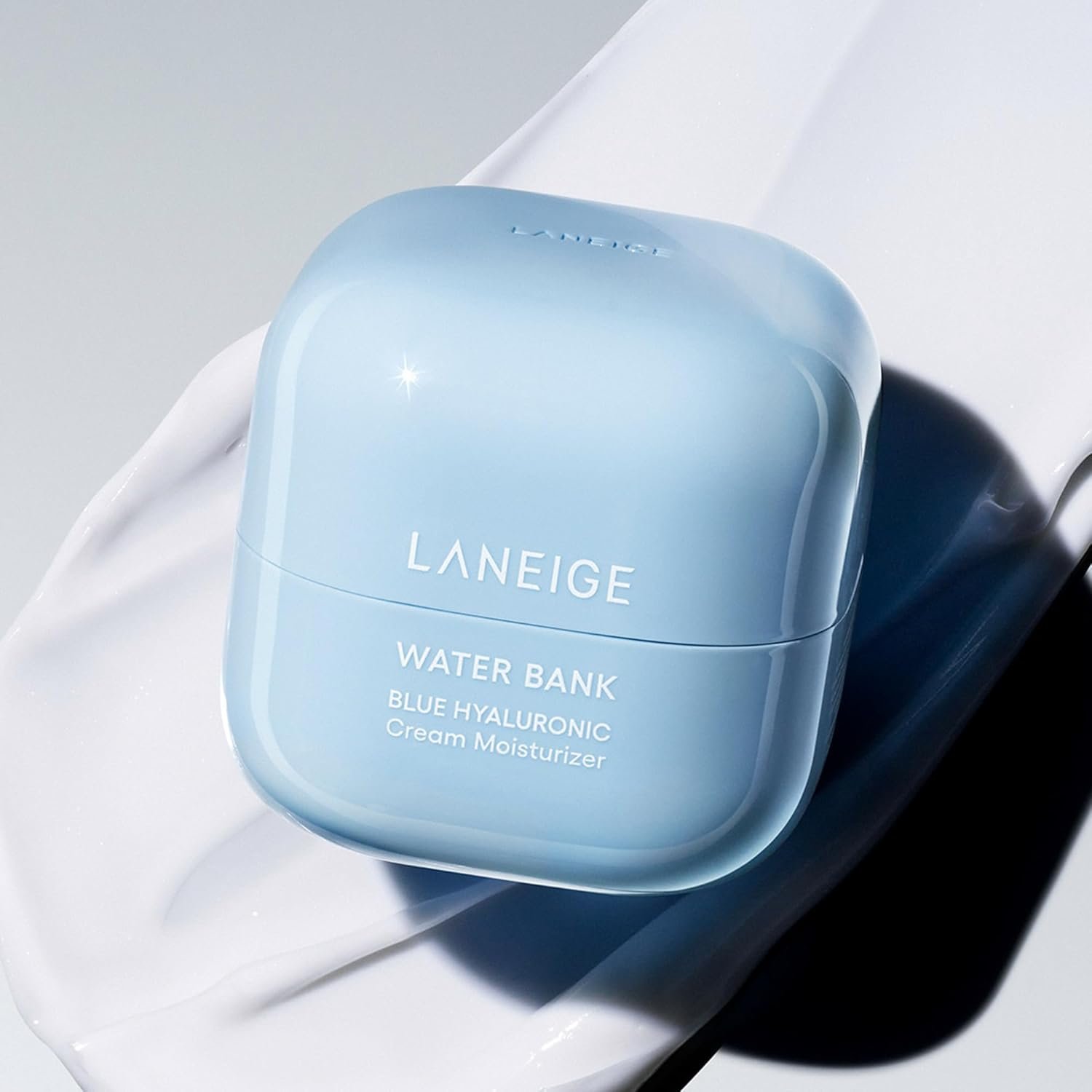 LANEIGE Water Bank Blue Hyaluronic Cream Moisturizer: Hydrating Korean Face Cream with Squalane & Ceramide for Skin Barrier Support, Dermatologist-Tested - Image 2