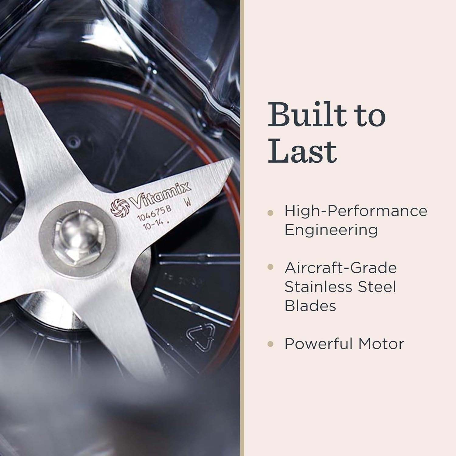 Vitamix Explorian with Programs, Three Blending Programs, Professional-Grade Blender for Smoothies and More, Self-Cleaning Kitchen Appliance, 64 Oz Container, Black (Renewed Premium) - Image 6