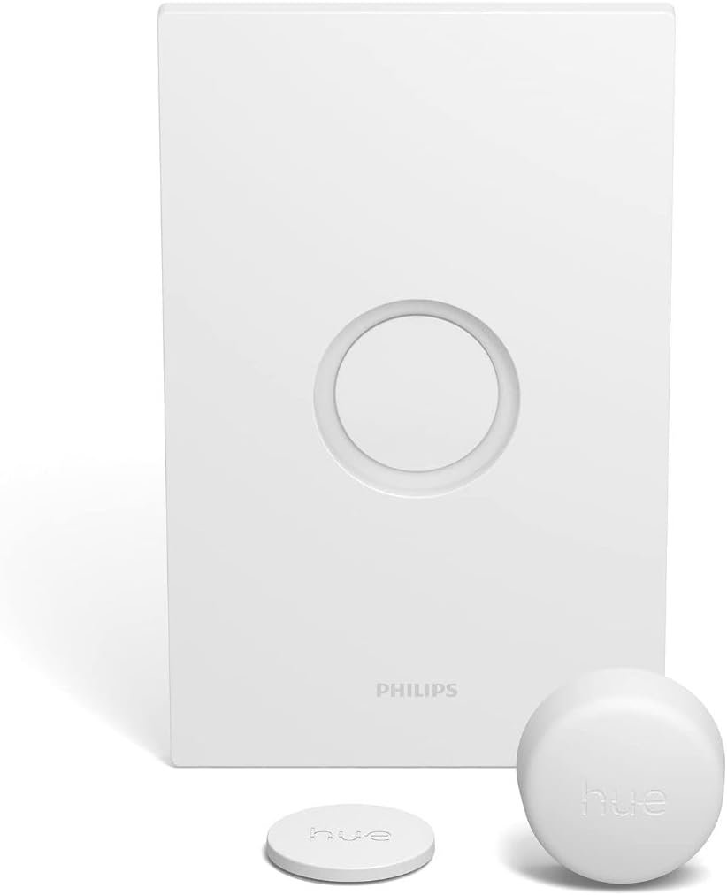 Philips Hue White Ambiance Base Lumen (60W) Smart Button Starter Kit, 16 Millions Colors, Works with Amazon Alexa, Google Assistant, Apple HomeKit 60 Watt (Old Version) - Image 5