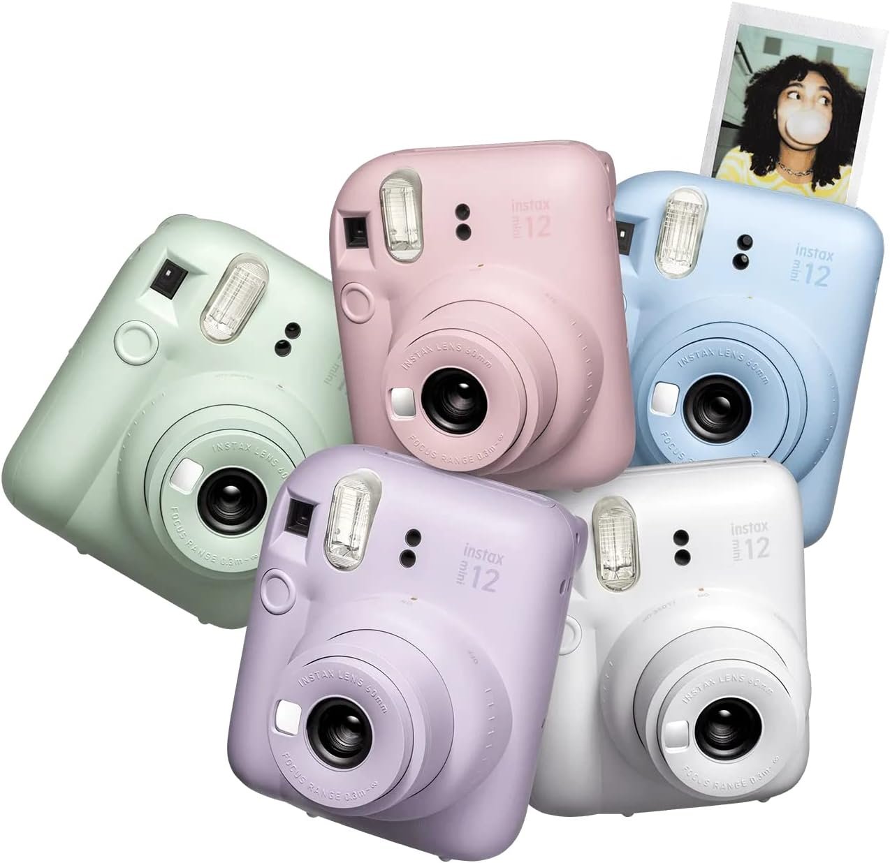 Fujifilm Instax Mini 12 Instant Camera Lilac Purple + Fuji Film Value Pack (40 Sheets) + Shutter Accessories Bundle, Incl. Compatible Carrying Case, Quicksand Beads Photo Album 64 Pockets - Image 5