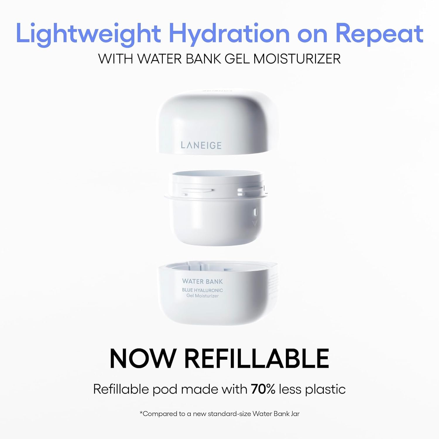 LANEIGE Water Bank Blue Hyaluronic Gel Moisturizer: Lightweight Hydrating Face Gel with Mint Extract, Hypoallergenic & Dermatologist-Tested - Image 10