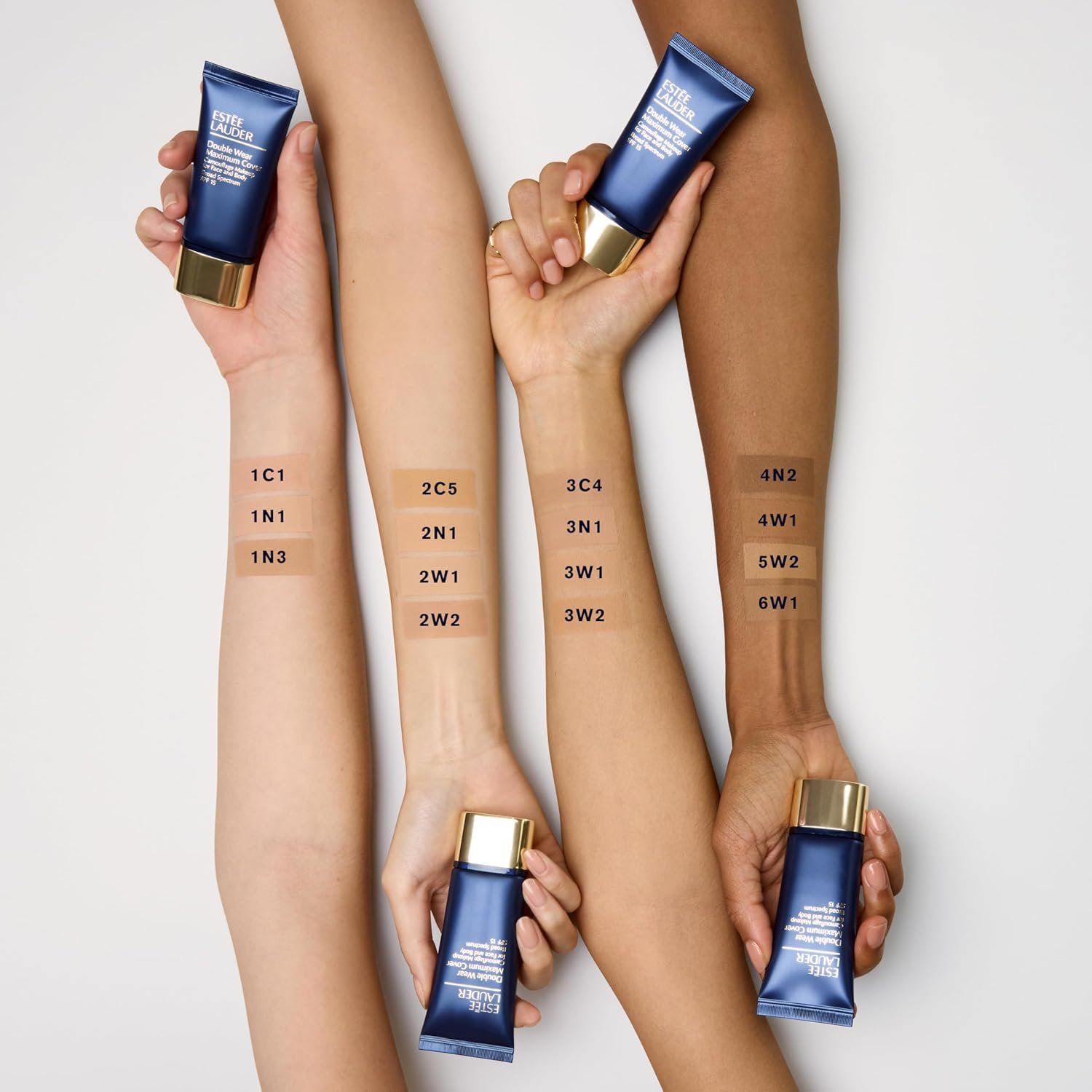 Estée Lauder Double Wear 24-Hour Maximum Cover Camouflage Foundation for Face and Body SPF 15 | Full Coverage | Tattoo Cover Up Makeup Waterproof, 1.0 Fl Oz - Image 4