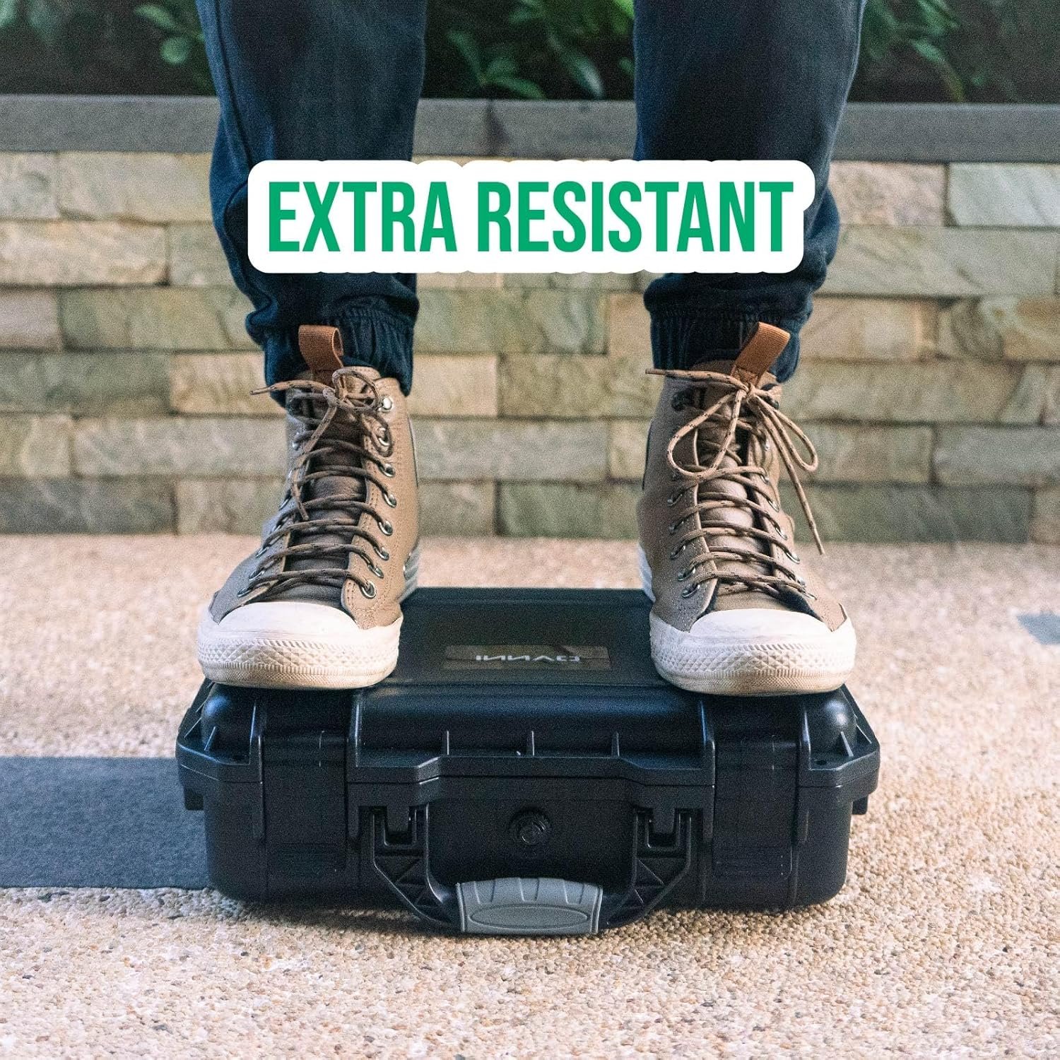 Drone Case for DJI Air 3S / 3 Fly More Combo Waterproof Hard Shell Shockproof with Strap & Mesh Pocket for Accessories Custom-Foam Solt fits Drone Controller Batteries and Charger 14.2x6.3x11.4 - Image 5