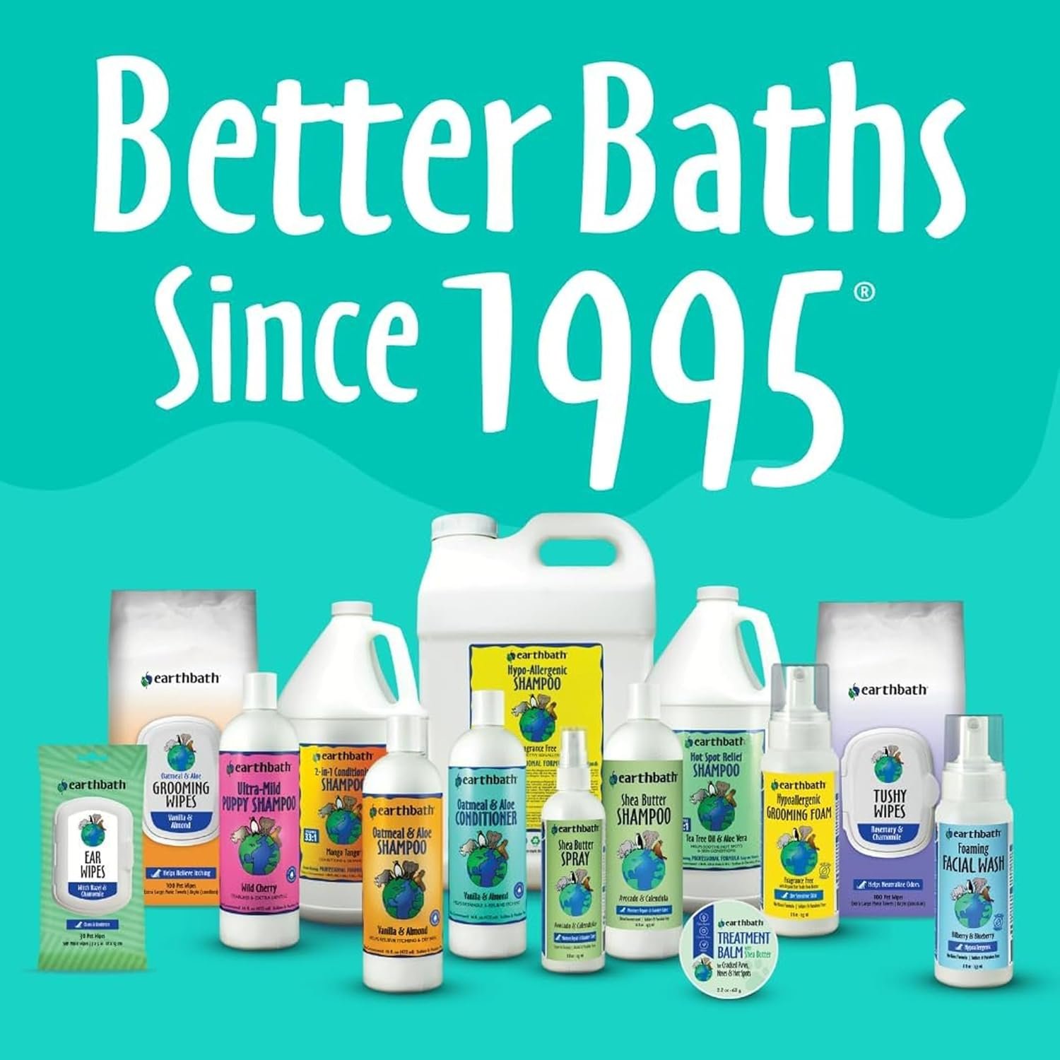 earthbath, Hypo-Allergenic Pet Eye Wipes - Fragrance Free Tear Stain Remover for Dogs Cats, Puppies and Kittens, Made in USA, 100% Cruelty Free - 30 Count (2 Pack) - Image 6