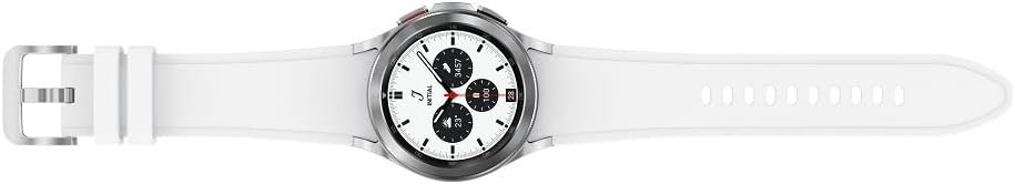 SAMSUNG Galaxy Watch 4 Classic 46mm Smartwatch with ECG Monitor Tracker for Health, Fitness, Running, Sleep Cycles, GPS Fall Detection, Bluetooth, US Version, Silver - Image 5