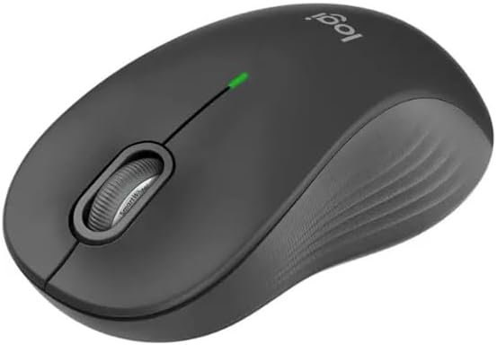 Logitech - Signature M550 L Full Size Bluetooth Ambidextrous Mouse with Silent Clicks - Wireless - Graphite (Renewed)