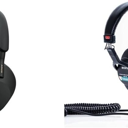 Sony WH-1000XM5 The Best Wireless Noise Canceling Headphones & MDR7506 Professional Large Diaphragm Headphone