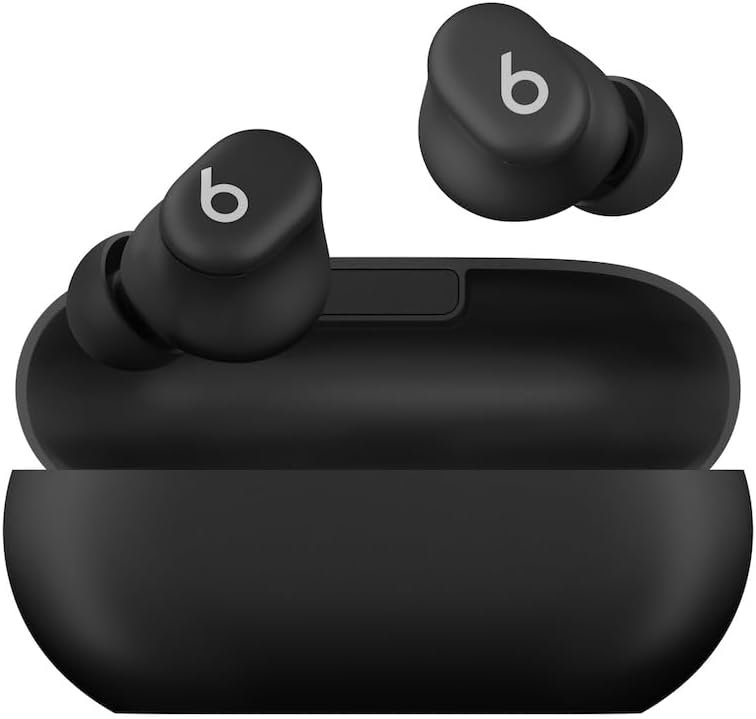 Beats Solo Buds - Wireless Bluetooth Earbuds | 18 Hours of Battery Life | Apple & Android Compatibility | Built-in Microphone - Matte Black (Renewed)