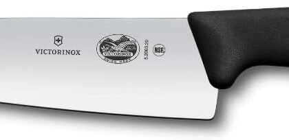 Victorinox Swiss Army 5.2063.20-X14 Fibrox Chef's Knife Black 8 in