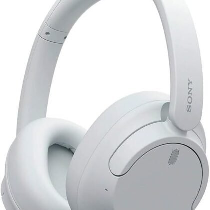 Sony WH-CH720NW Noise Canceling Wireless Bluetooth Headphones - Built-in Microphone - up to 35 Hours Battery Life and Quick Charge - Matte White