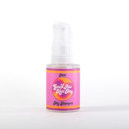 Good A- Hair Day Dry Shampoo Powder – Non-Aerosol, Talc-Free, All-Natural, Absorbs Oil, Refreshes Hair Between Washes, Handmade in USA, Dark