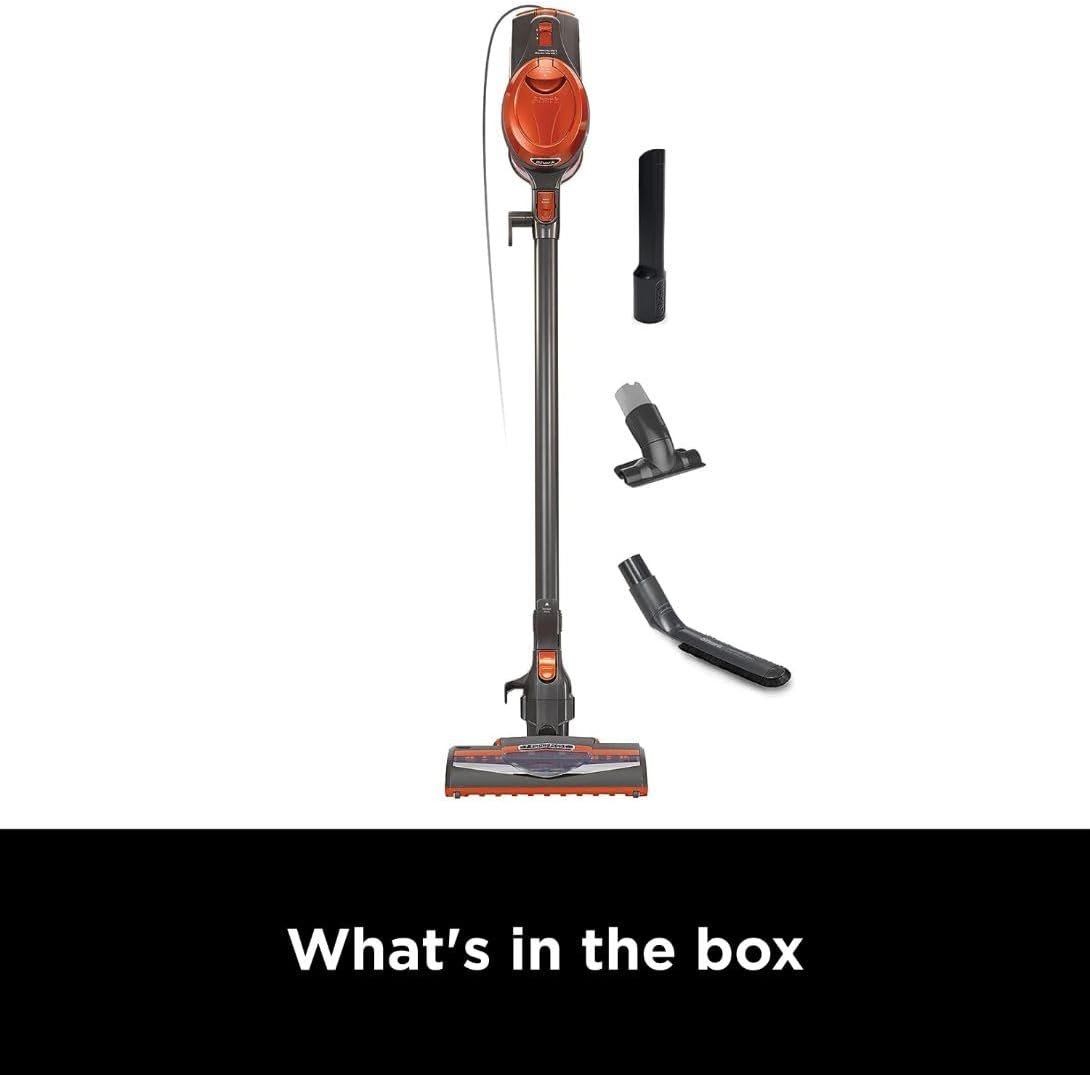 Shark Rocket Ultra-Light Corded Bagless Vacuum for Carpet and Hard Floor Cleaning with Swivel Steering (HV301), Gray/Orange - Image 11