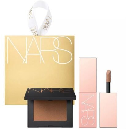 NARS Gold Star Mini Laguna Cheek Duo - Mini Bronzing Powder in Laguna and Mini Afterglow Liquid Blush in Laguna.