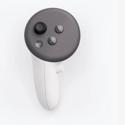 Meta Quest 3 Controller Right – Compatible VR Controller with Precision Tracking & Touch Plus Haptics, Replacement Right Hand Controller for Quest 3 & 3S