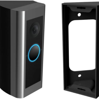 | Wedge Compatible with RingPro & RingPro 2 Video Doorbell | Angle Adaptor | 45 Degrees | Angle Mount/Corner Bracket/Corner Kit