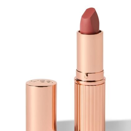 MCoBeauty - Crème Matte Luxe Lipstick - Long Lasting Hydrating Soft Matte Lipstick with Square-Tip Bullet - Cheeky Chat, Nude Pink Shade - 3.5g - Lip Makeup