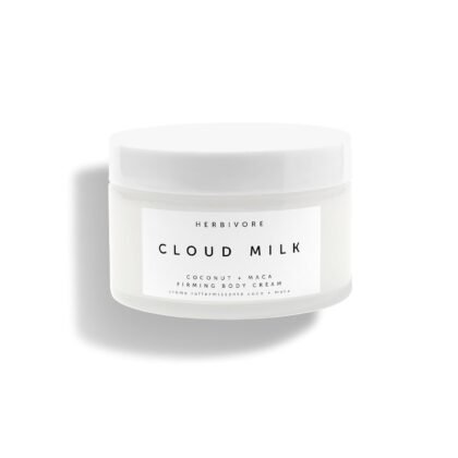 HERBIVORE Cloud Milk Coconut + Maca Firming Body Cream I Fast Absorbing Moisturizer for Smoother, Firmer Looking Skin I Vegan, for All Skin Types, 195 mL / 6.6 oz