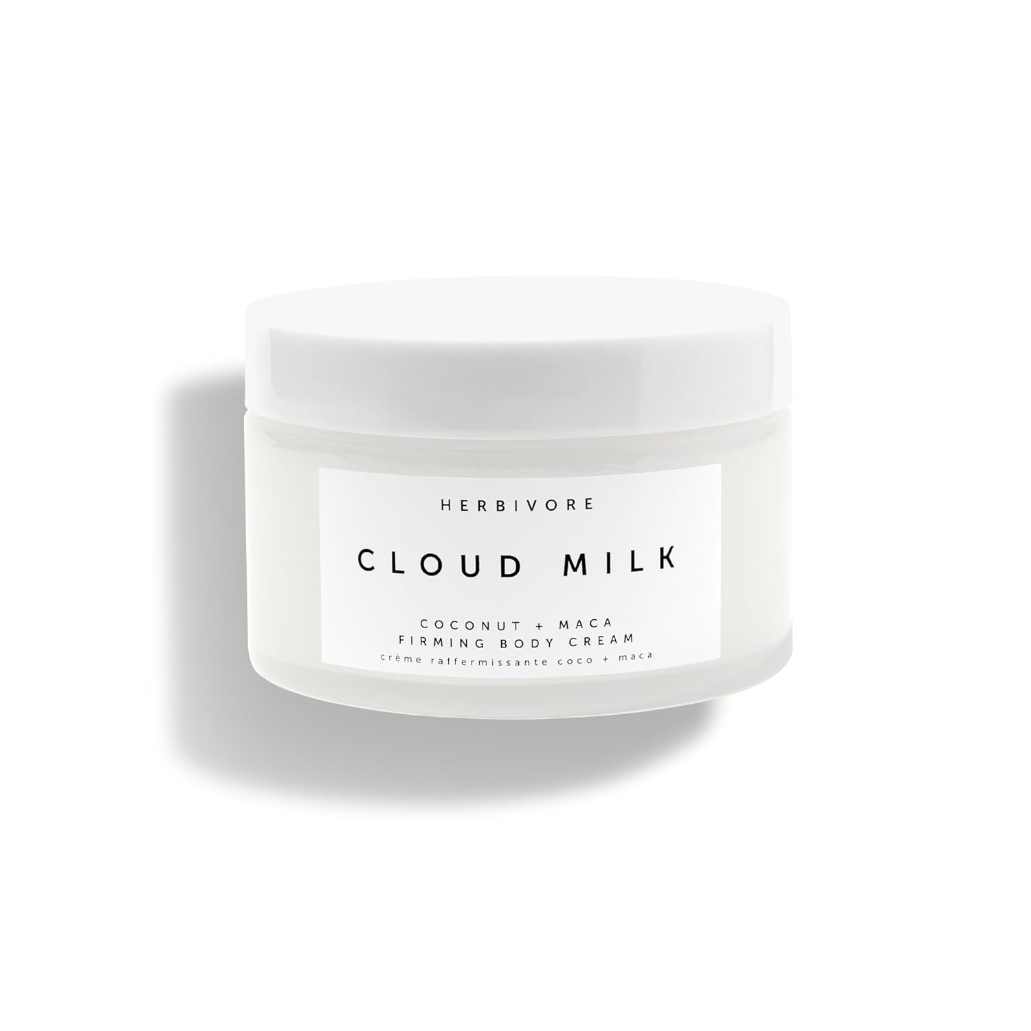 HERBIVORE Cloud Milk Coconut + Maca Firming Body Cream I Fast Absorbing Moisturizer for Smoother, Firmer Looking Skin I Vegan, for All Skin Types, 195 mL / 6.6 oz