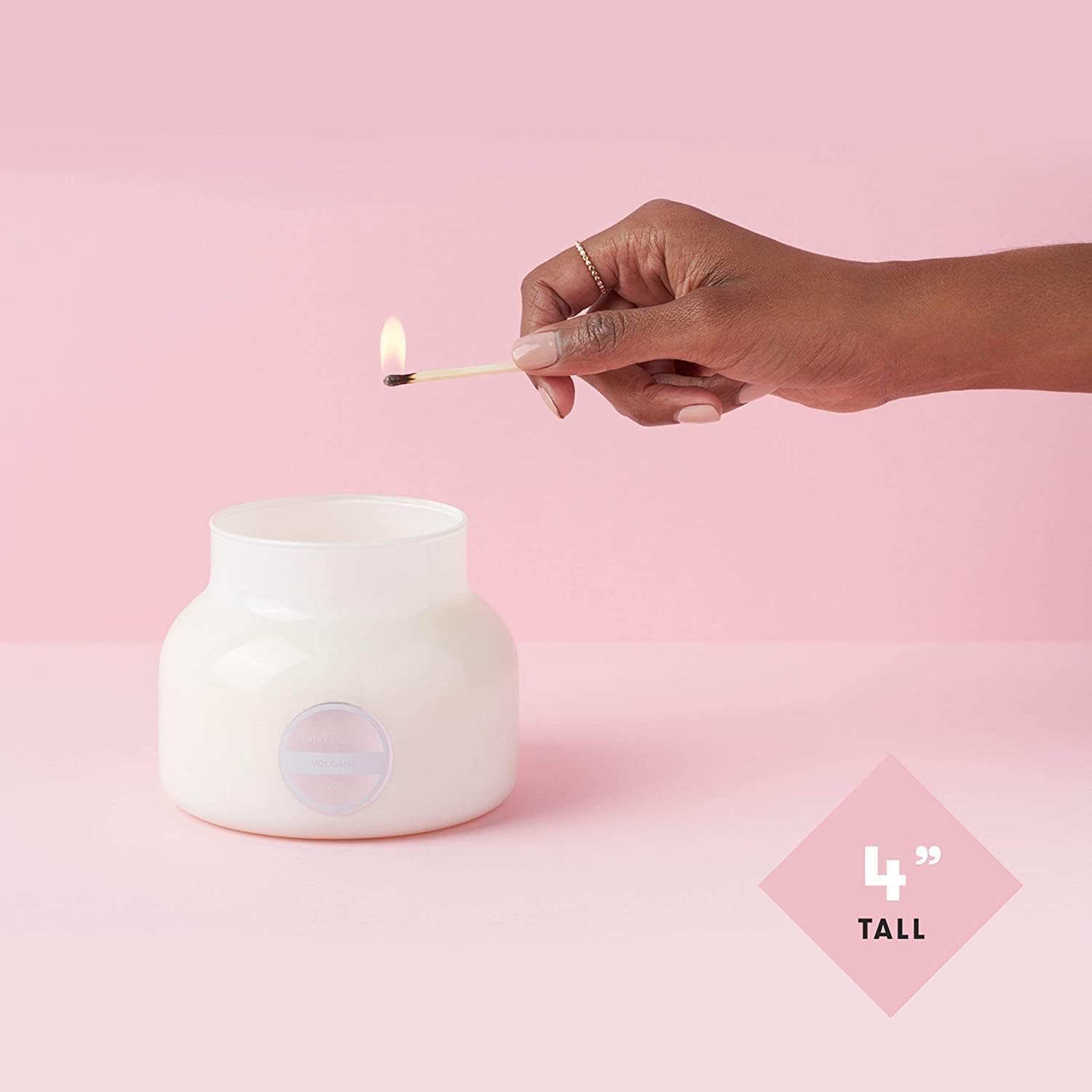 Capri Blue Volcano Scented Candles - Luxury Glass Jar Candles for Home Scented with Tropical Fruit & Sugared Citrus - Soy Wax Blend - Capri Blue Volcano - White Color (19 oz) - Image 2