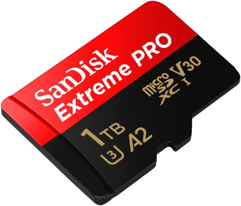 SanDisk Extreme PRO microSDXC UHS-I Memory Card 1 TB + Adapter & RescuePRO Deluxe (for Smartphones, Action Cameras or Drones, A2, Class 10, V30, U3, 200 MB/s Transfer) - Image 2