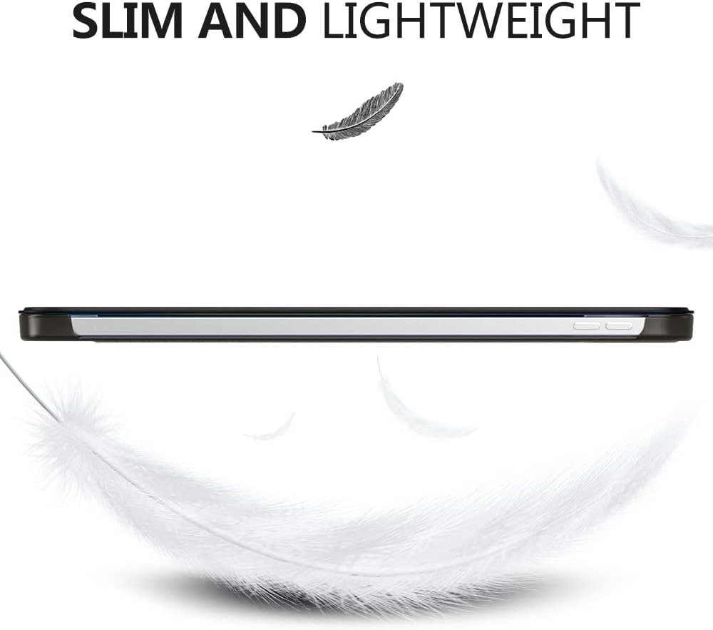 MoKo for iPad (A16) 11th Generation Case 11 Inch 2025, iPad 10th Generation Case 10.9 Inch 2022, Slim Stand Hard PC Translucent Back Shell Smart Cover, Support Touch ID, Auto Wake/Sleep, Black - Image 7